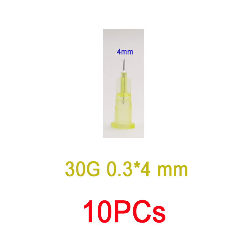 Skin Prick Needle 10PCs Hypodermic Needle 30G 32G 34G Meso Filler Injection Mesotherapy Cosmetic Cannulas