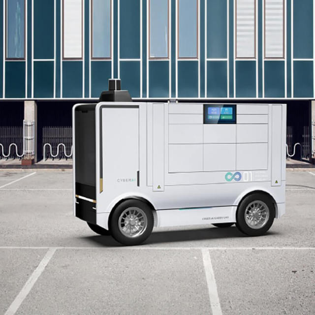 Sibo intelligent driverless logistics vehicle