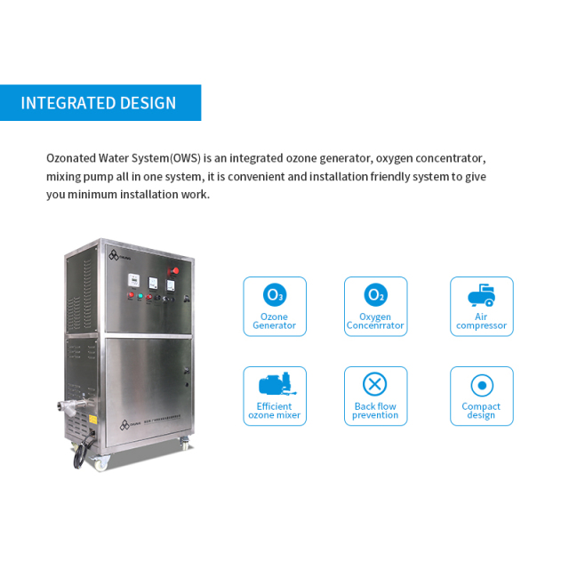 High Concentration Wall Mounted Ozone Machine For Making Ozone Water