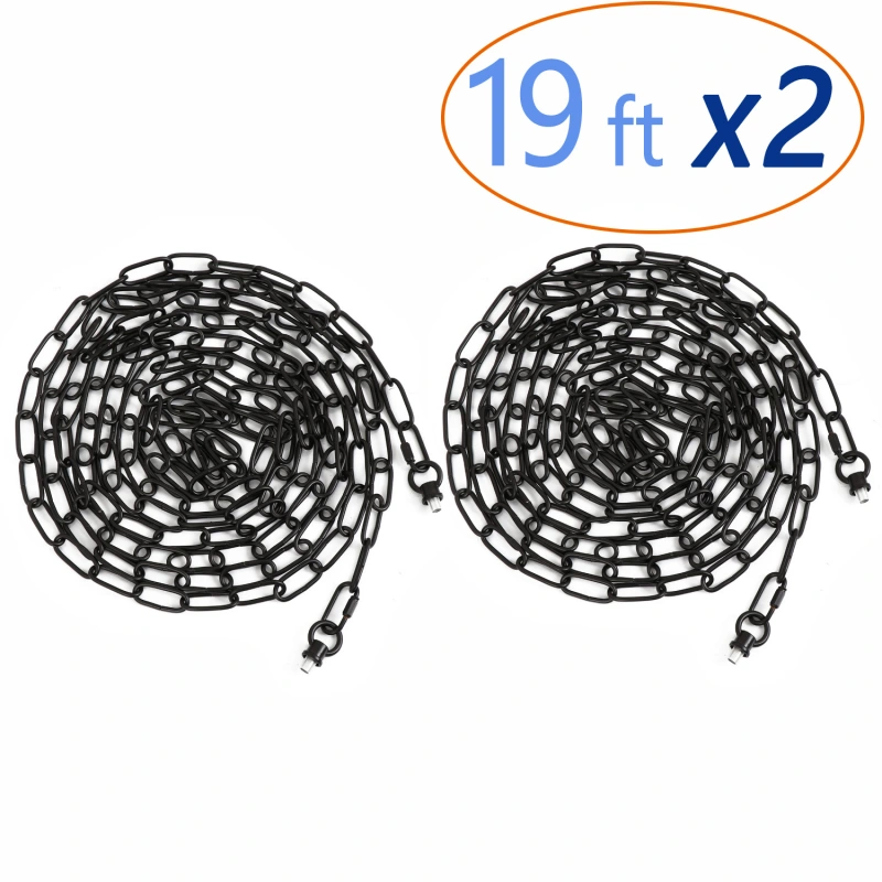 2 Pack 19ft Heavy Duty Chain for Light Fixture