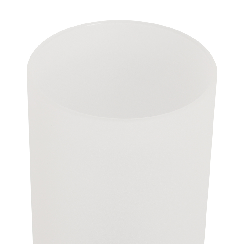 Anmytek Frosted Glass Shades Replacement Cylinder Lamp Shade Lipless with 1-5/8 inch Fitter 4 Pack