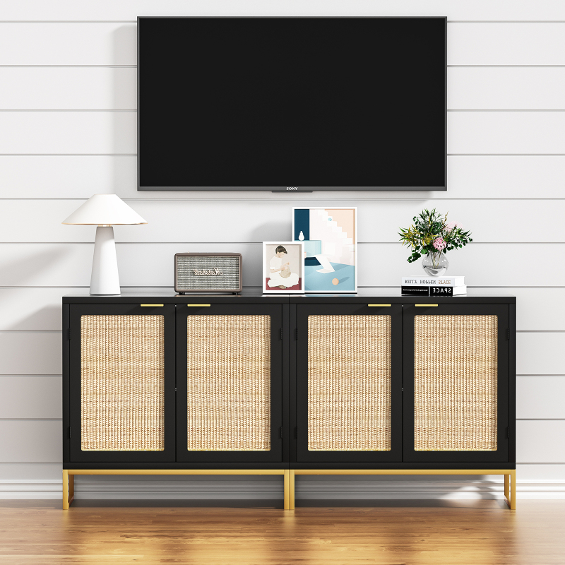 Anmytek Accent Storage Cabinet With 2 Doors Sideboard