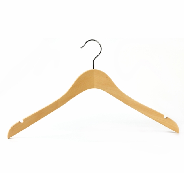 New Design Flat Top Wooden Hangers for Clothes