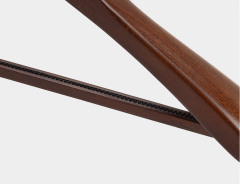 Deluxe Natural Color Wooden Coat Hangers With Bar