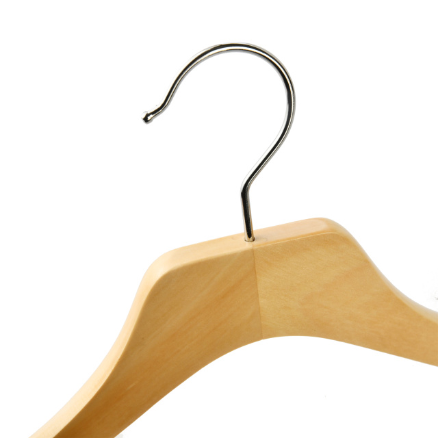 Natural Solid Gugertree Wood Shirt and Dress Hangers with Notches