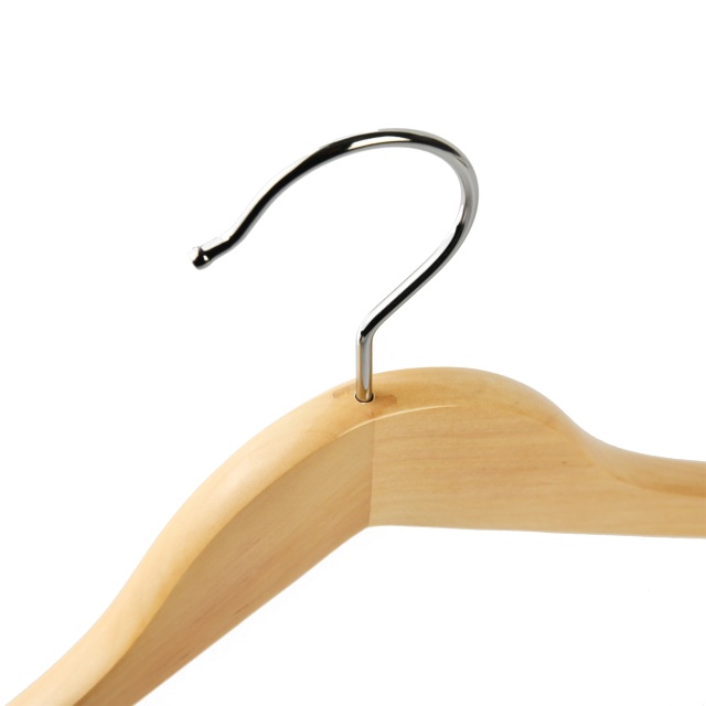 Natural Wooden Top Hangers for Clothes