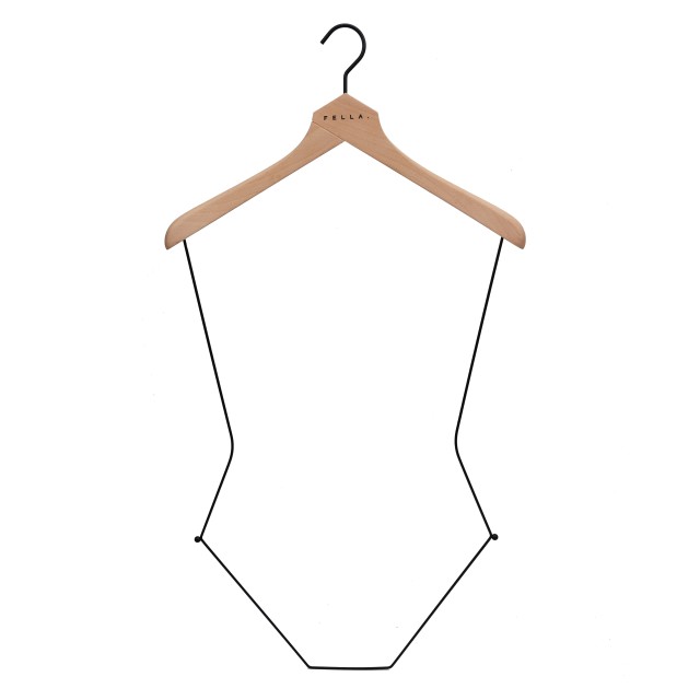 Deluxe Custom Beech Wood Swimwear Body Shape Hanger of Bikini for Display