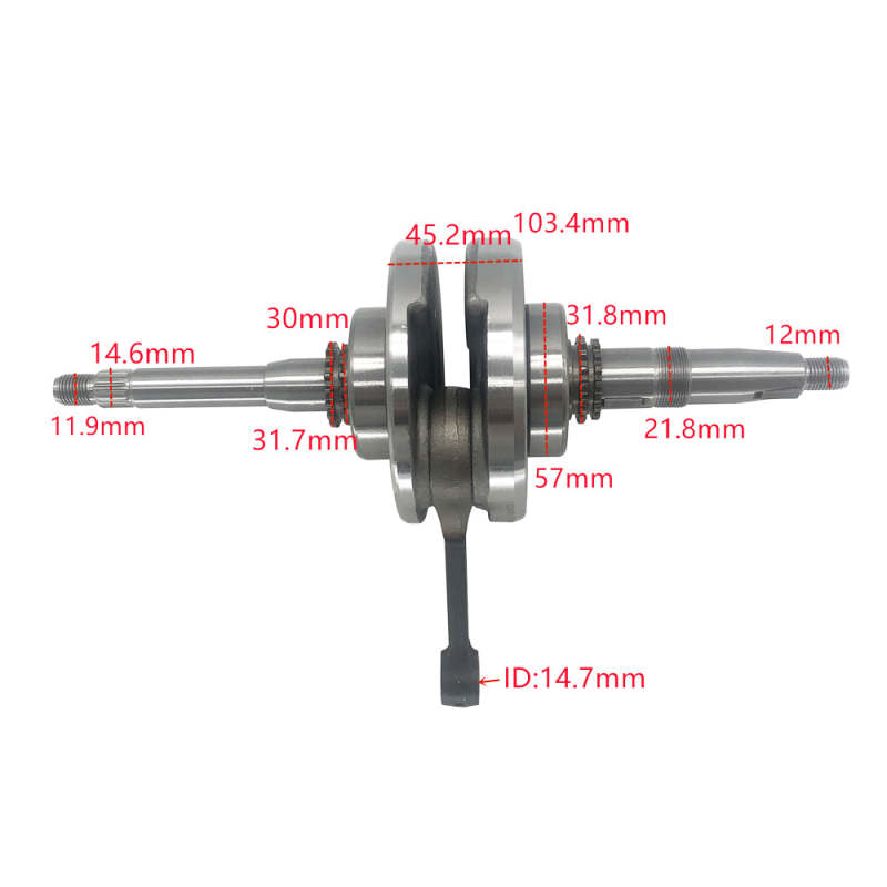 Crankshaft For GY6 125cc 150cc 152QMI 157QMJ 1P52QMI 1P57QMJ Motorcycle Engine Parts