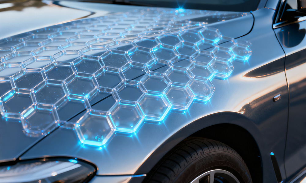 Nano particles penetrating paint pores