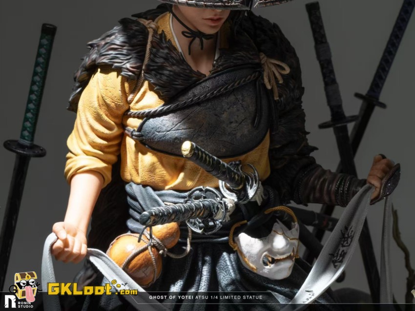 Ronin Studio 1/4 Ghost of Yotei Atsu Statue - View 16 Ronin Studio 1/4 Ghost of Yotei Atsu Statue - View 16