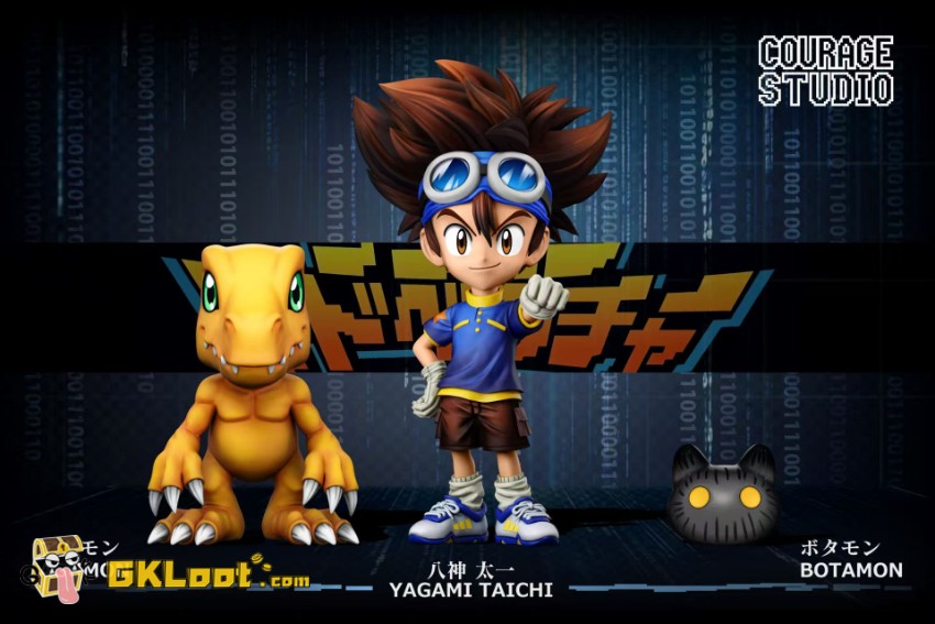 COURAGE Studio WCF Digimon Yagami Taichi & Agumon Statue - View 3 COURAGE Studio WCF Digimon Yagami Taichi & Agumon Statue - View 3