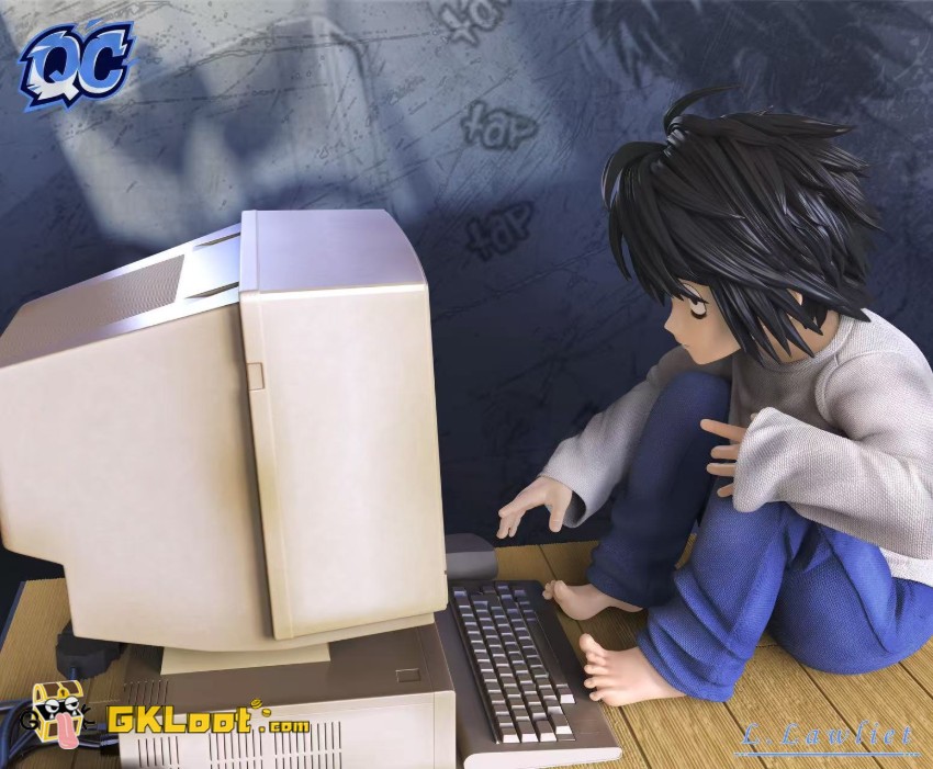QC Studio Death Note L Lawliet Statue - View 5 QC Studio Death Note L Lawliet Statue - View 5
