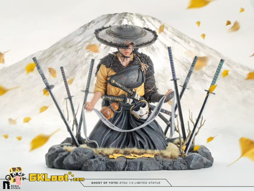 Ronin Studio 1/4 Ghost of Yotei Atsu Statue - View 2 Ronin Studio 1/4 Ghost of Yotei Atsu Statue - View 2