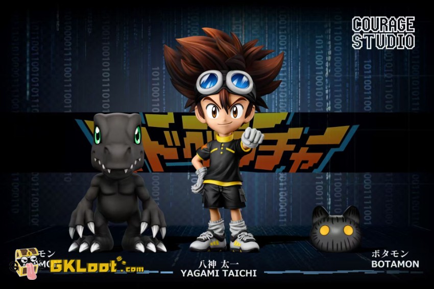 COURAGE Studio WCF Digimon Yagami Taichi & Agumon Statue - View 2 COURAGE Studio WCF Digimon Yagami Taichi & Agumon Statue - View 2