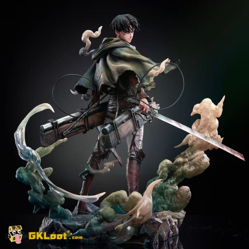 Crimson Studio 1/6 Attack on Titan Levi Ackerman Statue - View 1 Crimson Studio 1/6 Attack on Titan Levi Ackerman Statue - View 1