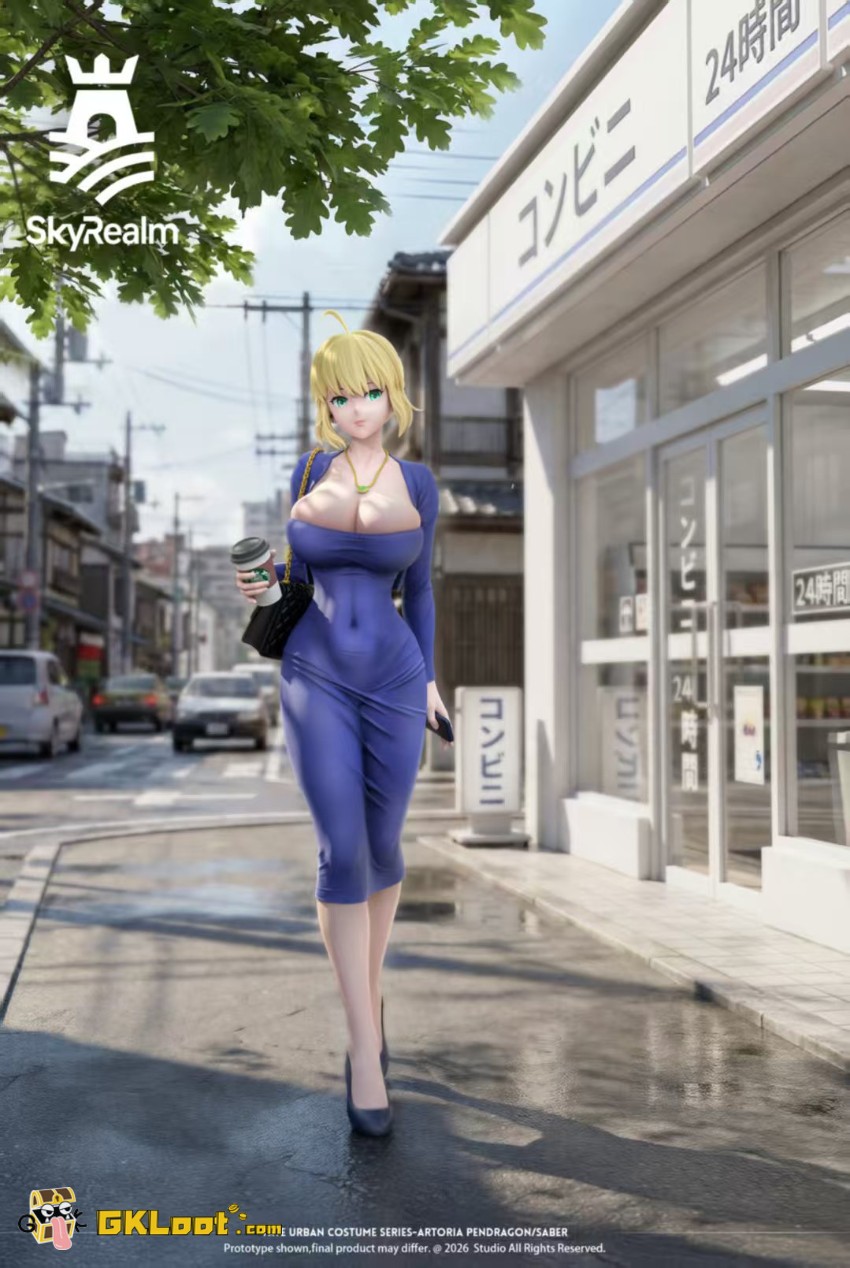 SkyRealm Studio 1/6 Fate/Stay Night Saber Artoria Pendragon Statue - View 2 SkyRealm Studio 1/6 Fate/Stay Night Saber Artoria Pendragon Statue - View 2