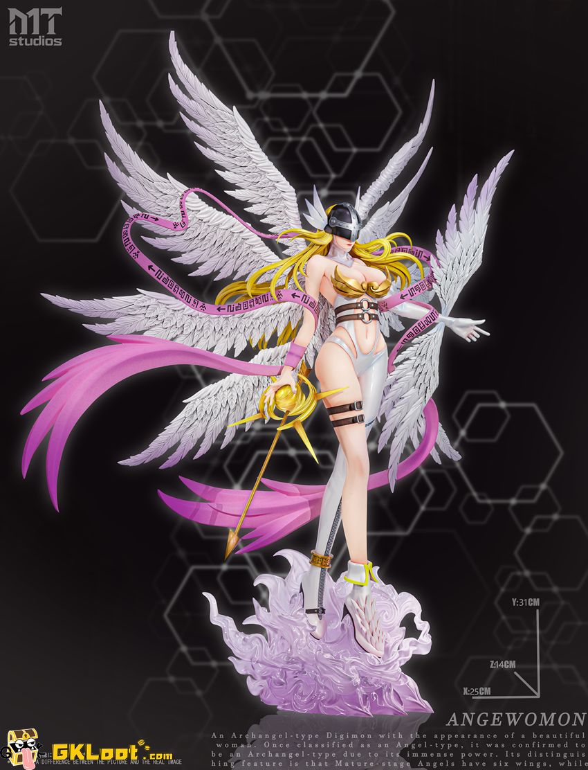 MT Studio Digimon Angewomon Statue - View 5 MT Studio Digimon Angewomon Statue - View 5