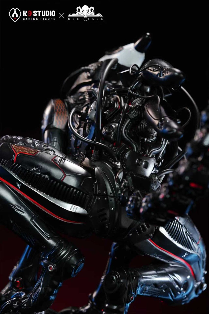K9 & Deep Tale Studio Alien Mechanical Xenomorph Statue w/ LED - View 9 K9 & Deep Tale Studio Alien Mechanical Xenomorph Statue w/ LED - View 9