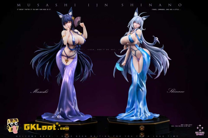 AstralSpirit Studio 1/4 Azur Lane IJN Musashi & IJN Shinano Statue - View 2 AstralSpirit Studio 1/4 Azur Lane IJN Musashi & IJN Shinano Statue - View 2