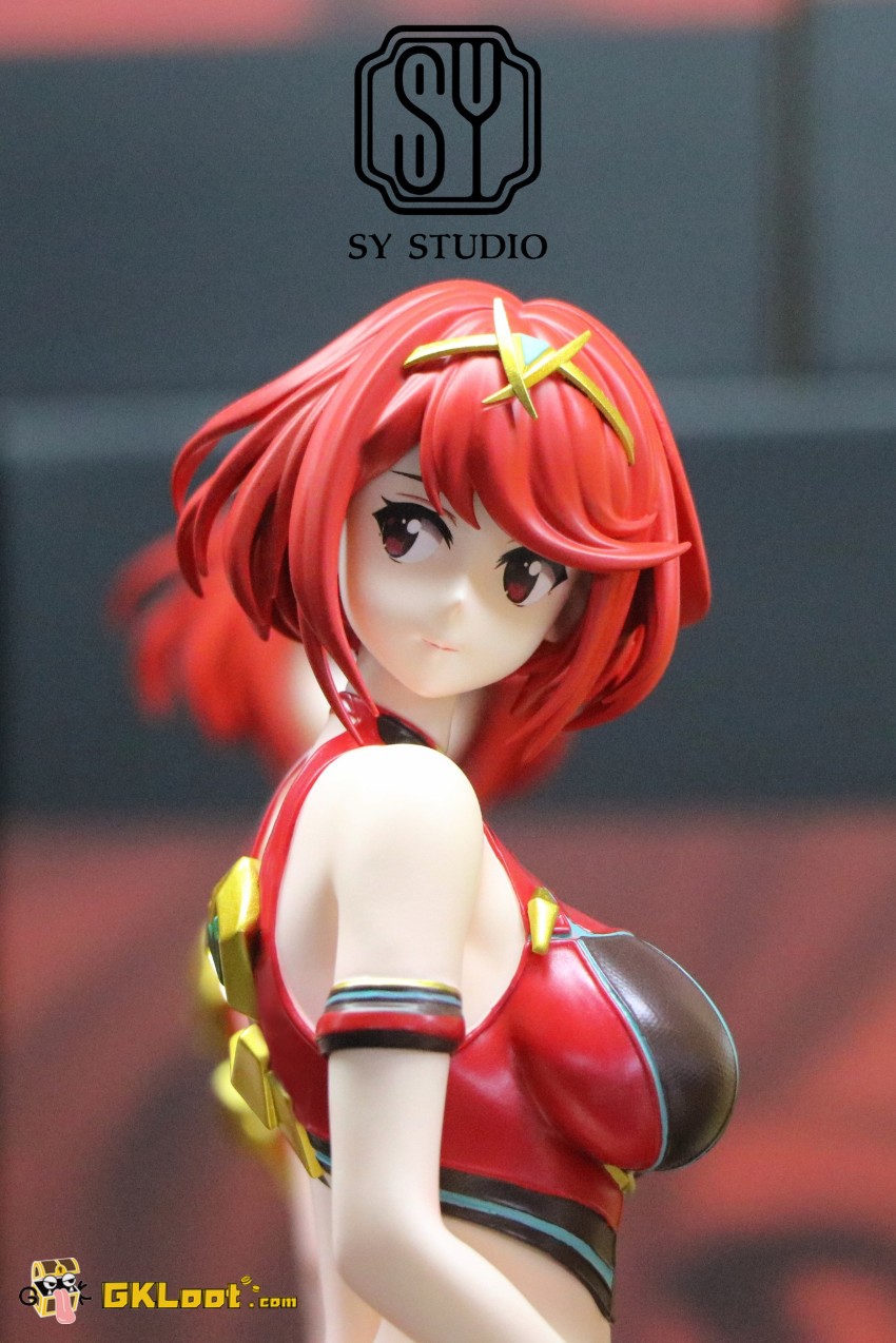 SY Studio 1/6 Xenoblade Chronicles Pyra & Mythra Statue - View 3 SY Studio 1/6 Xenoblade Chronicles Pyra & Mythra Statue - View 3