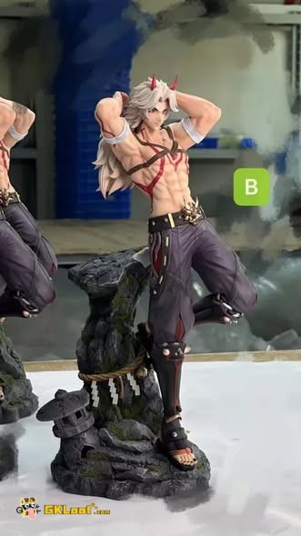 Ghost Studio 1/6 Genshin Impact Arataki Itto Statue - View 1 Ghost Studio 1/6 Genshin Impact Arataki Itto Statue - View 1