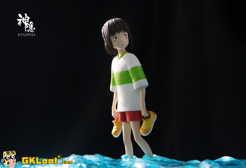 ShenYin Studio Spirited Away Chihiro & No Face Man Statue - View 5 ShenYin Studio Spirited Away Chihiro & No Face Man Statue - View 5