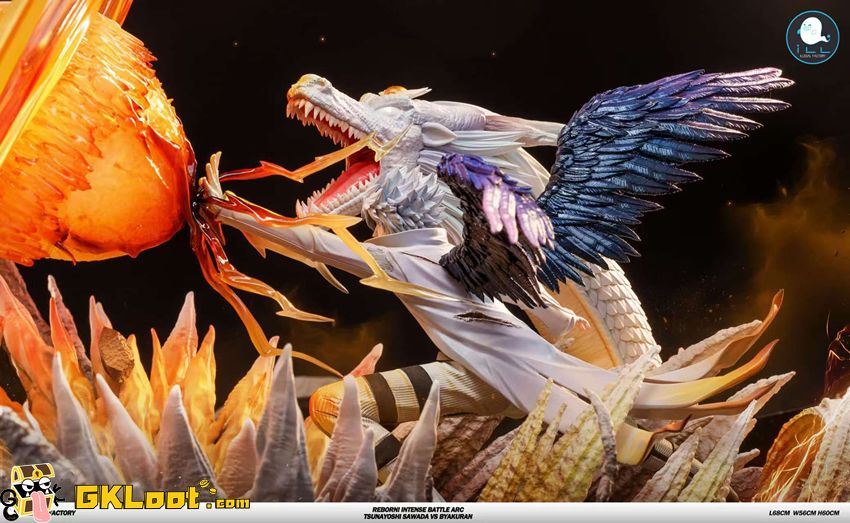 ILLegal Factory Studio Katekyo Hitman Reborn Tsunayoshi Sawada VS Byakuran Statue w/ LED - View 4 ILLegal Factory Studio Katekyo Hitman Reborn Tsunayoshi Sawada VS Byakuran Statue w/ LED - View 4