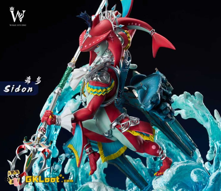 Wake Studio The Legend of Zelda Sidon Statue - View 6 Wake Studio The Legend of Zelda Sidon Statue - View 6