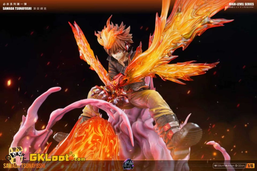 Rhinoceros Studio 1/6 Katekyo Hitman Reborn Tsunayoshi Sawada Statue w/ LED - View 7 Rhinoceros Studio 1/6 Katekyo Hitman Reborn Tsunayoshi Sawada Statue w/ LED - View 7