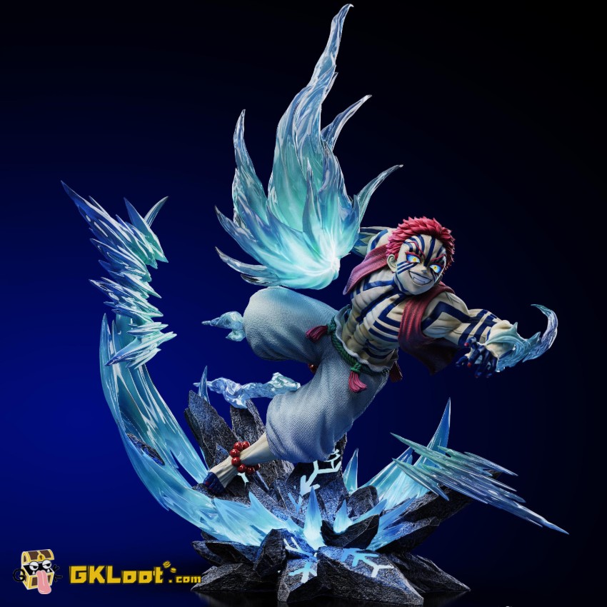 POP. ART Studio 1/6 Demon Slayer Akaza Statue w/ LED - View 1 POP. ART Studio 1/6 Demon Slayer Akaza Statue w/ LED - View 1