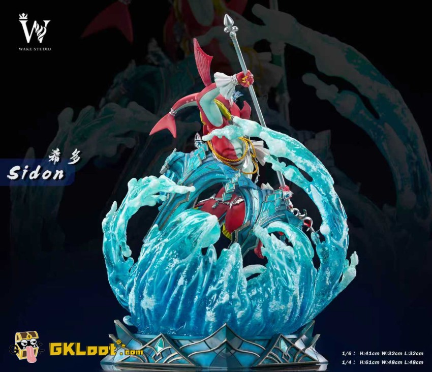 Wake Studio The Legend of Zelda Sidon Statue - View 5 Wake Studio The Legend of Zelda Sidon Statue - View 5