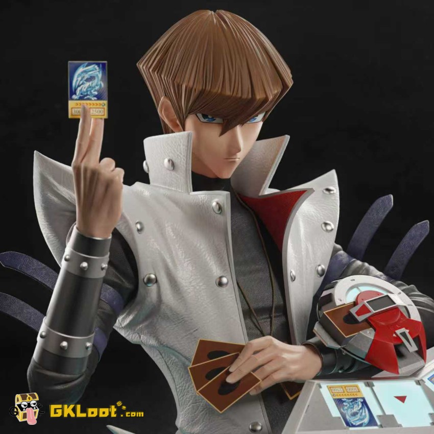 Zenkai Studio 1/1 Yu-Gi-Oh! Seto Kaiba Statue w/ LED - View 4 Zenkai Studio 1/1 Yu-Gi-Oh! Seto Kaiba Statue w/ LED - View 4