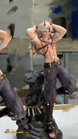 Ghost Studio 1/6 Genshin Impact Arataki Itto Statue - View 2 Ghost Studio 1/6 Genshin Impact Arataki Itto Statue - View 2