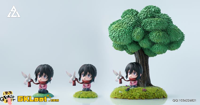 AZ Studio Attack On Titan Mikasa Ackerman Statue - View 13 AZ Studio Attack On Titan Mikasa Ackerman Statue - View 13