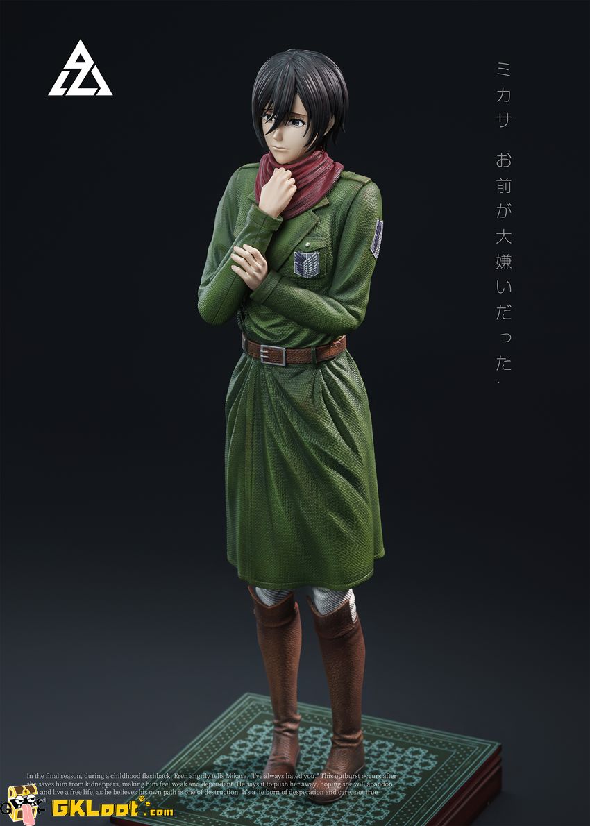 AZ Studio Attack On Titan Mikasa Ackerman Statue - View 4 AZ Studio Attack On Titan Mikasa Ackerman Statue - View 4