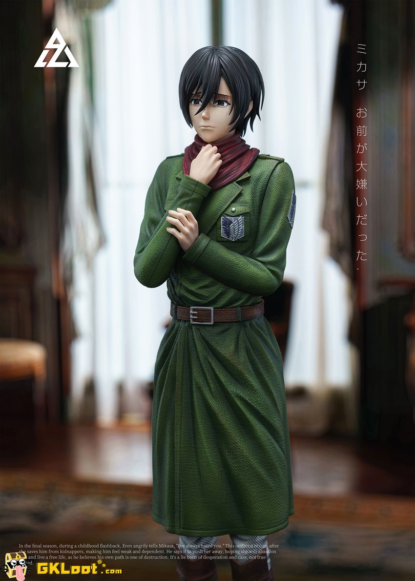 AZ Studio Attack On Titan Mikasa Ackerman Statue - View 6 AZ Studio Attack On Titan Mikasa Ackerman Statue - View 6