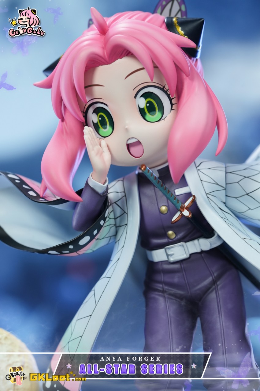 Gulugulu Studio Spy × Family Anya Forger Cosplay Kochou Shinobu Statue - View 2 Gulugulu Studio Spy × Family Anya Forger Cosplay Kochou Shinobu Statue - View 2