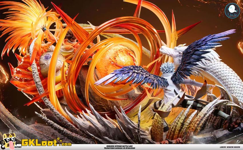 ILLegal Factory Studio Katekyo Hitman Reborn Tsunayoshi Sawada VS Byakuran Statue w/ LED - View 7 ILLegal Factory Studio Katekyo Hitman Reborn Tsunayoshi Sawada VS Byakuran Statue w/ LED - View 7