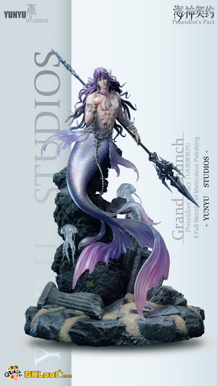 Yunyu Studio 1/6 Love and Deepspace Rafayel Statue - View 3 Yunyu Studio 1/6 Love and Deepspace Rafayel Statue - View 3