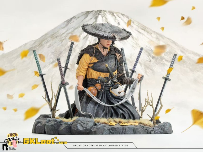 Ronin Studio 1/4 Ghost of Yotei Atsu Statue - View 3 Ronin Studio 1/4 Ghost of Yotei Atsu Statue - View 3