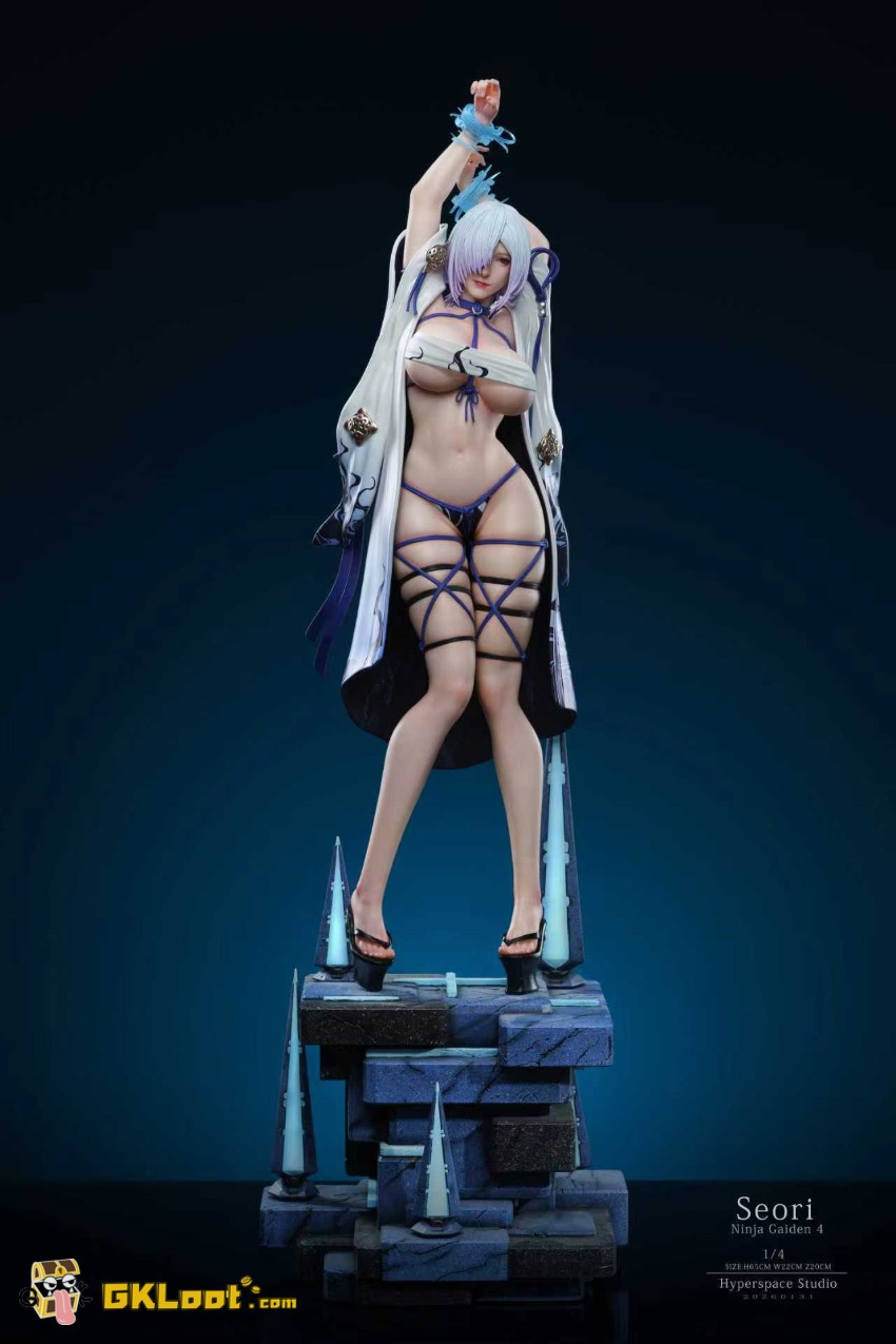 Hyperspace Studio 1/4 Ninja Gaiden Seori Statue w/ LED - View 2 Hyperspace Studio 1/4 Ninja Gaiden Seori Statue w/ LED - View 2