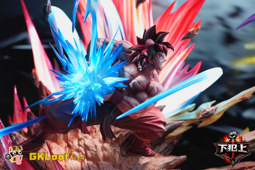 Xia Fan Shang Studio Dragon Ball Son Goku & Vegeta Statue w/ LED - View 6 Xia Fan Shang Studio Dragon Ball Son Goku & Vegeta Statue w/ LED - View 6