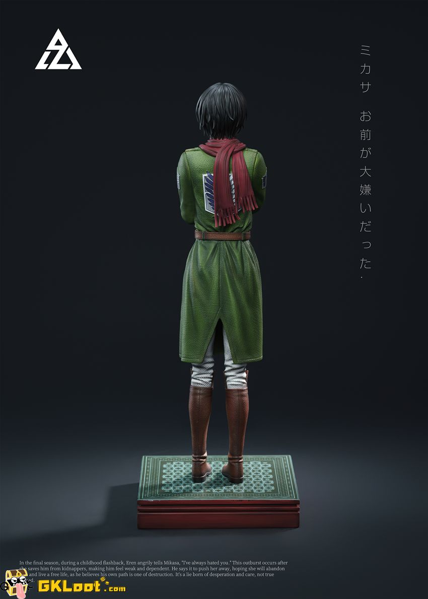 AZ Studio Attack On Titan Mikasa Ackerman Statue - View 2 AZ Studio Attack On Titan Mikasa Ackerman Statue - View 2
