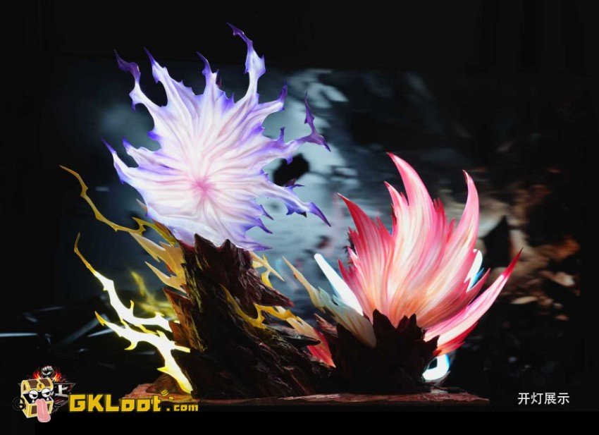 Xia Fan Shang Studio Dragon Ball Son Goku & Vegeta Statue w/ LED - View 7 Xia Fan Shang Studio Dragon Ball Son Goku & Vegeta Statue w/ LED - View 7