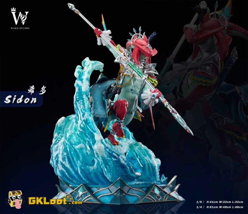Wake Studio The Legend of Zelda Sidon Statue - View 3 Wake Studio The Legend of Zelda Sidon Statue - View 3