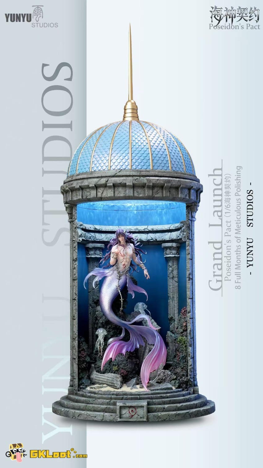 Yunyu Studio 1/6 Love and Deepspace Rafayel Statue - View 8 Yunyu Studio 1/6 Love and Deepspace Rafayel Statue - View 8