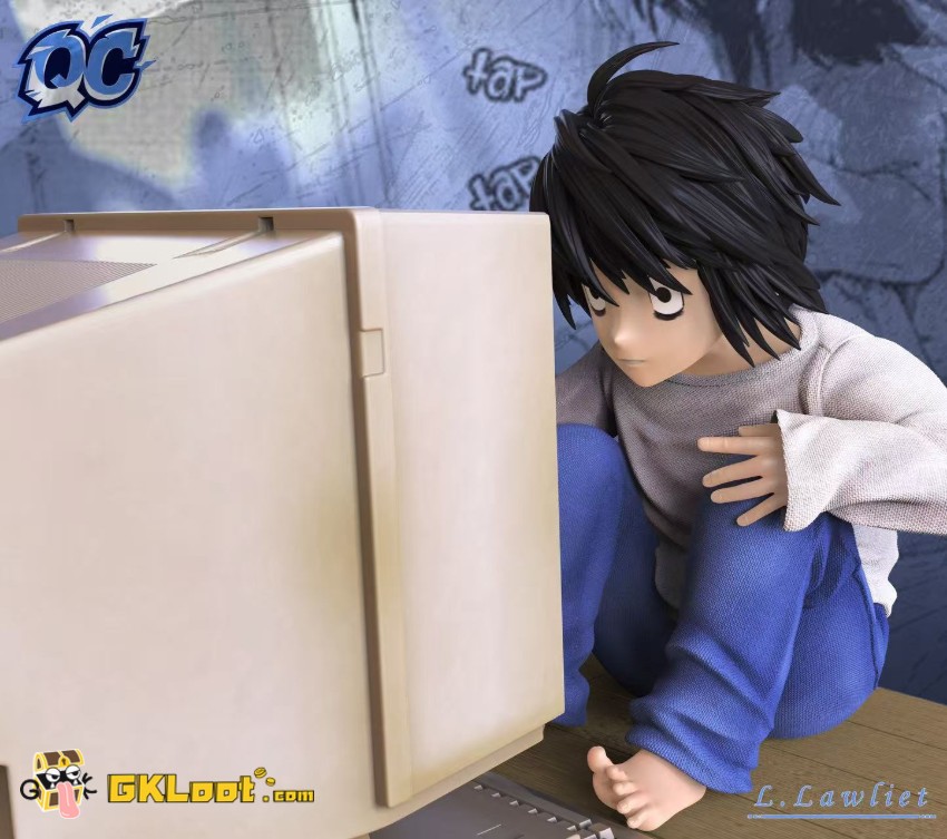 QC Studio Death Note L Lawliet Statue - View 6 QC Studio Death Note L Lawliet Statue - View 6