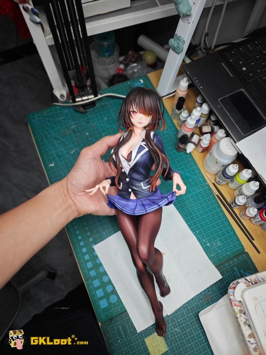Hui Man Studio Date A Live Tokisaki Kurumi Statue - View 1 Hui Man Studio Date A Live Tokisaki Kurumi Statue - View 1