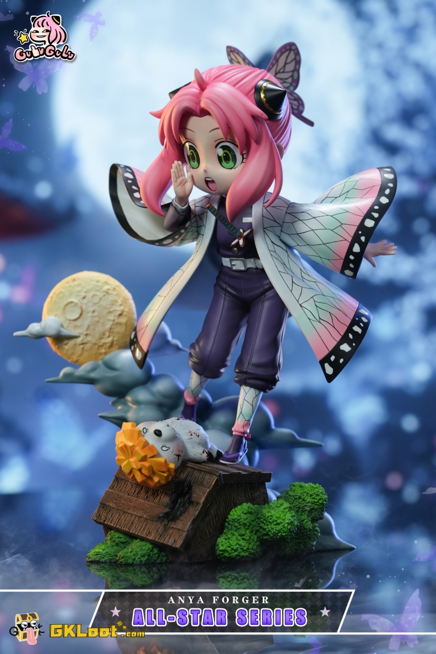 Gulugulu Studio Spy × Family Anya Forger Cosplay Kochou Shinobu Statue - View 9 Gulugulu Studio Spy × Family Anya Forger Cosplay Kochou Shinobu Statue - View 9