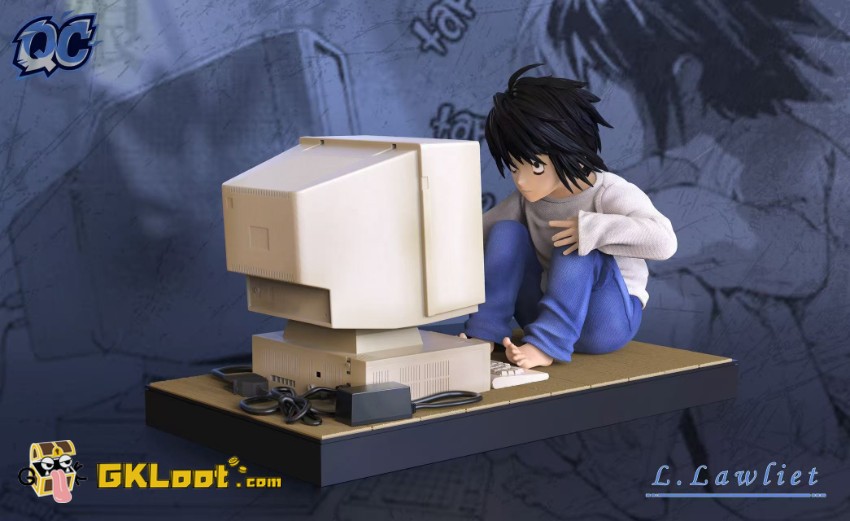 QC Studio Death Note L Lawliet Statue - View 2 QC Studio Death Note L Lawliet Statue - View 2